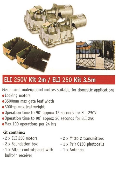 Picture of ELI 250V Kit 2m / ELI 250 Kit 3.5m