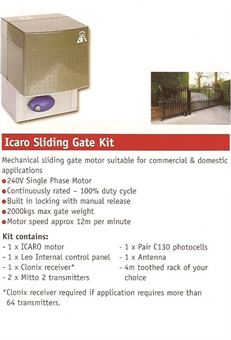 Picture of Icaro Sliding Gate Kit